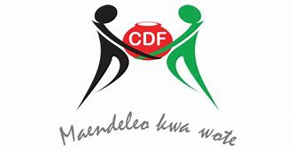CDF logo with two figures and a red pot